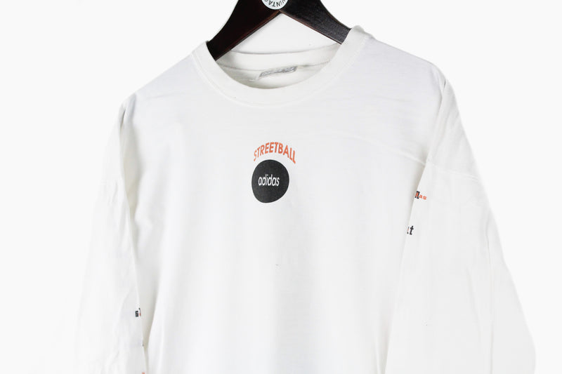 Vintage Adidas Streetball Long Sleeve T-Shirt Small