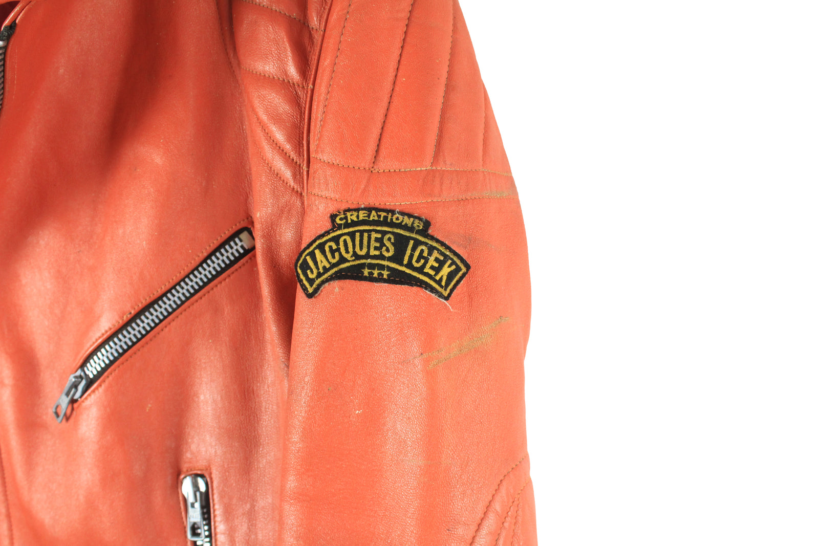 Vintage Jacques Icek Leather Jacket Large – dla dushy