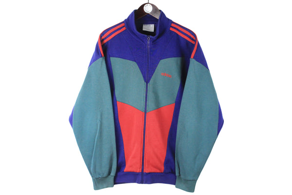 Vintage Adidas Full Zip Cardigan Large