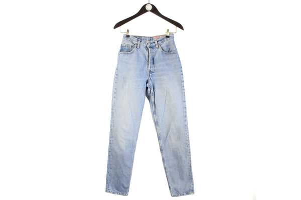 Vintage Levi's 901 Jeans Women's W 28 L 30 blue 90s retro style washed denim pants 