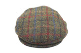 Vintage Harris Tweed Newsboy Cap Small Size