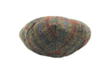 Vintage Harris Tweed Newsboy Cap Small Size