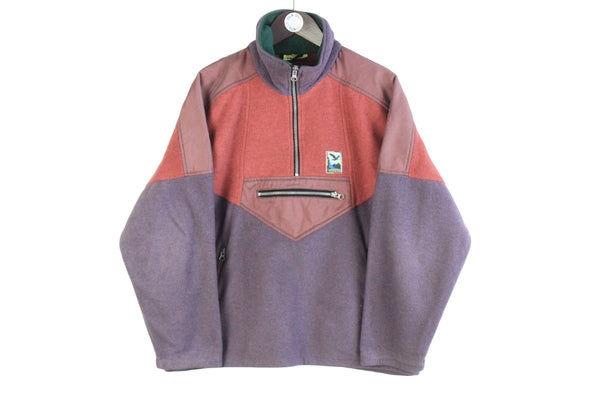 Vintage Salewa Fleece 1/4 Zip Small