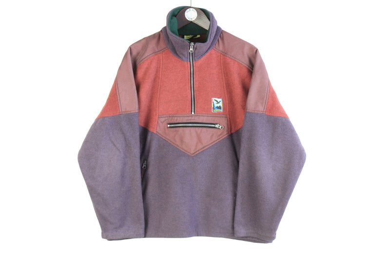 Vintage Salewa Fleece 1/4 Zip Small