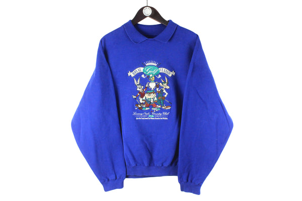 Vintage Looney Tunes 1994 Sweatshirt Large Warner Bors 90s retro crewneck classic oversized jumper sport wear pullover