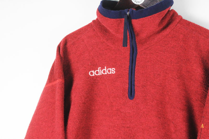 Vintage Barcelona 1992 Olympic Games Adidas Fleece 1/4 Zip XLarge