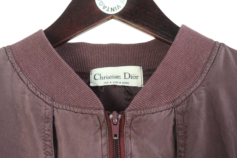 Vintage Christian Dior Bomber Jacket Large