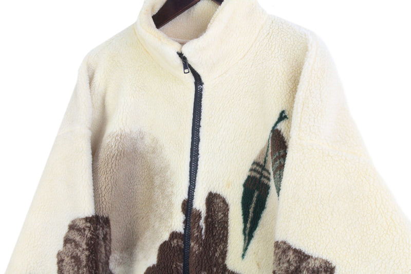 Vintage Fleece Full Zip Medium
