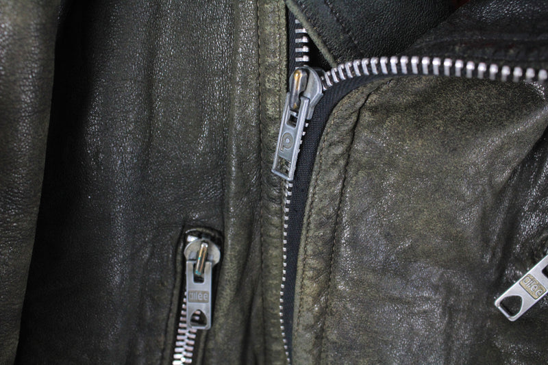 Vintage Jacques Icek Leather Jacket Large