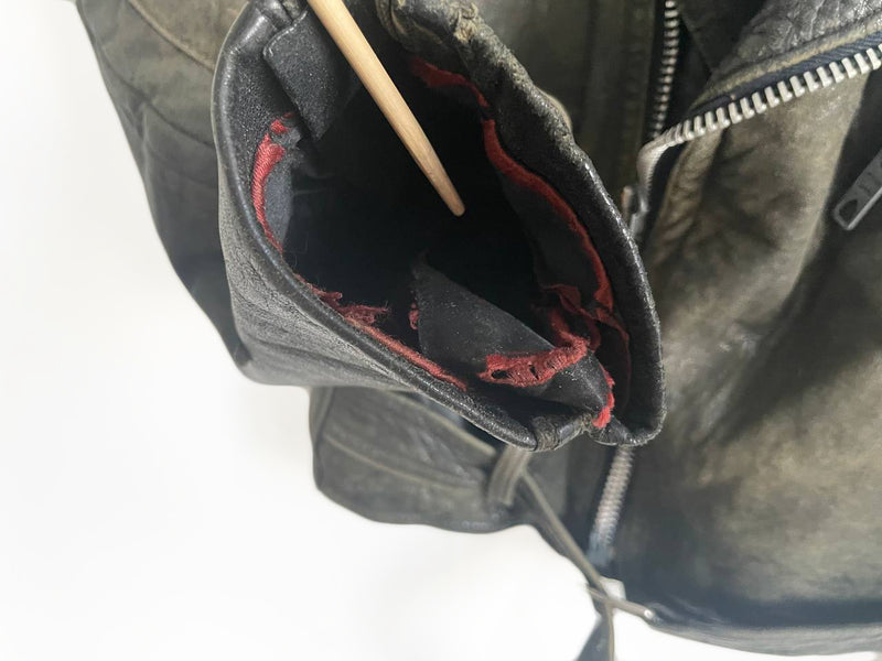 Vintage Jacques Icek Leather Jacket Large