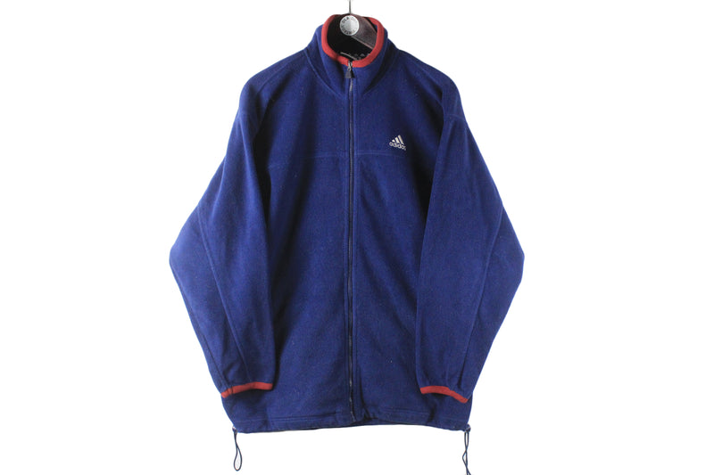 Vintage Adidas Fleece Full Zip Medium