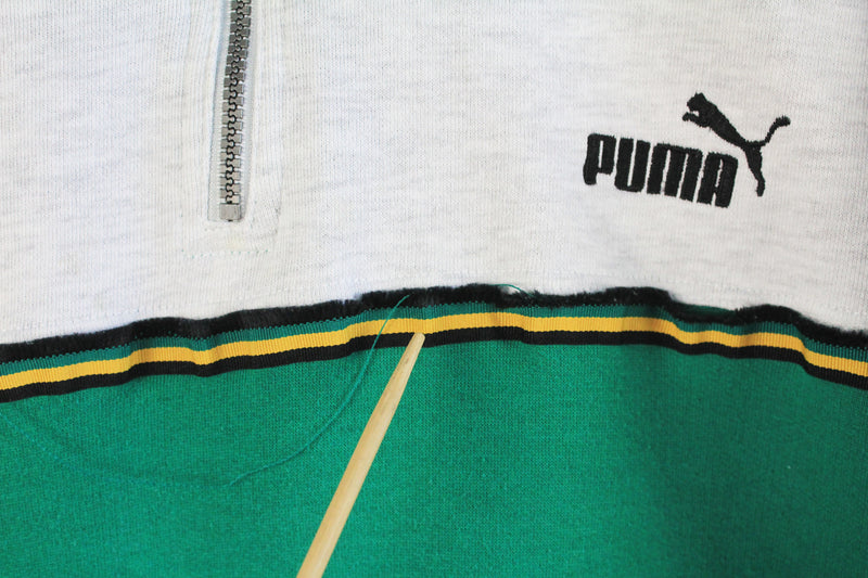 Vintage Puma Sweatshirt 1/4 Zip XXLarge