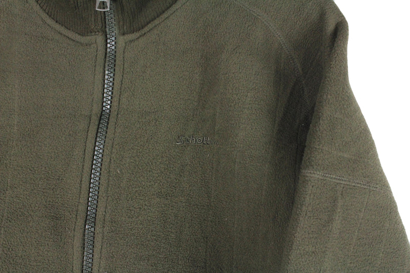 Vintage Schott Fleece Full Zip Large
