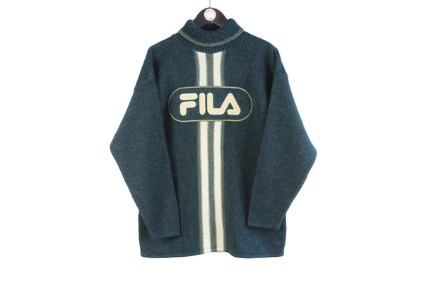 Vintage Fila Turtleneck Sweater Medium