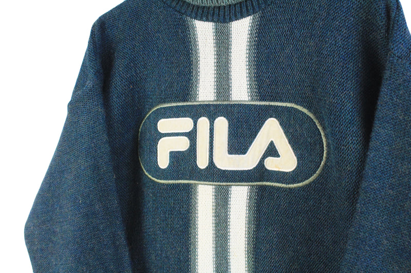 Vintage Fila Turtleneck Sweater Medium