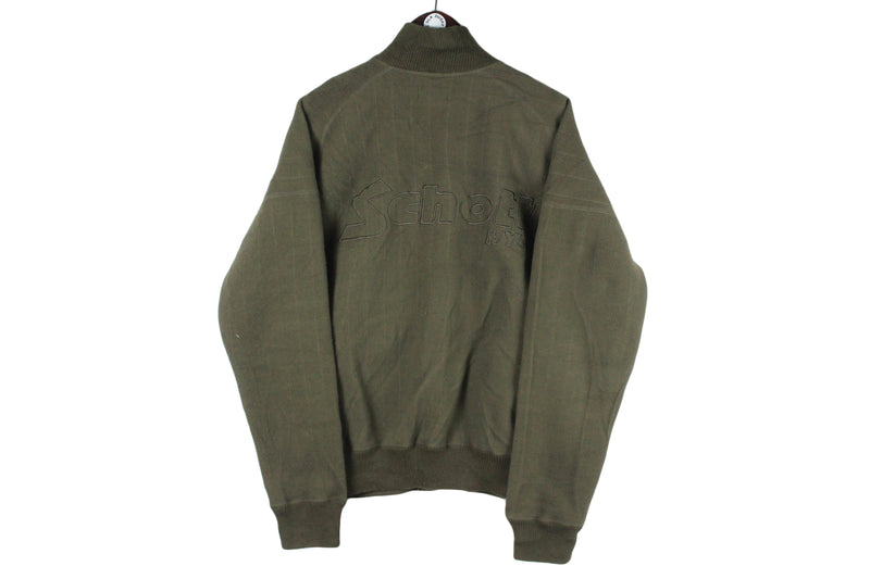Vintage Schott Fleece Full Zip Large