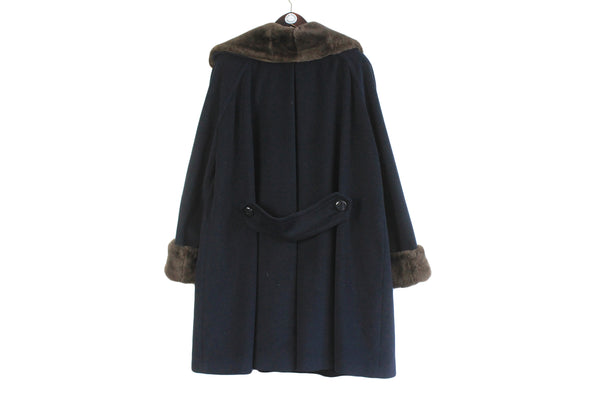 Vintage Gianfranco Ferre Fourrures Coat Women's 44