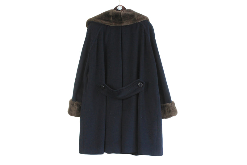 Vintage Gianfranco Ferre Fourrures Coat Women's 44