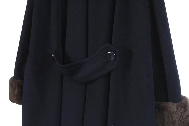 Vintage Gianfranco Ferre Fourrures Coat Women's 44