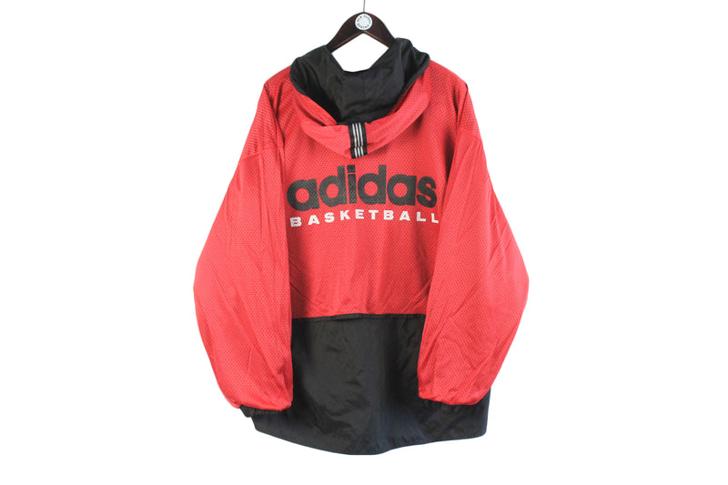 Vintage Adidas Basketball Reversible Jacket Large