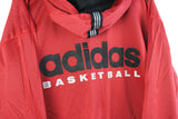 Vintage Adidas Basketball Reversible Jacket Large