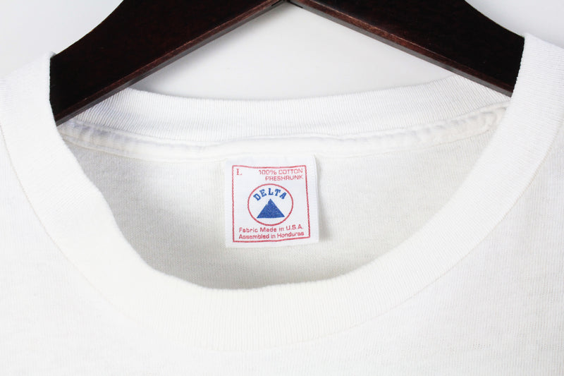 T-shirt Manica Lunga Unisex Con Grafica Vintage Ford Mustang IMSA GT Da Corsa - Foto 5