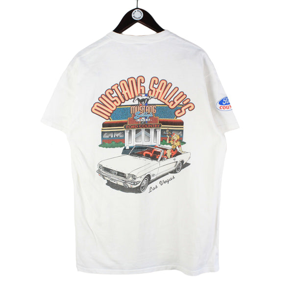 T-shirt Manica Lunga Unisex Con Grafica Vintage Ford Mustang IMSA GT Da Corsa - Foto 2