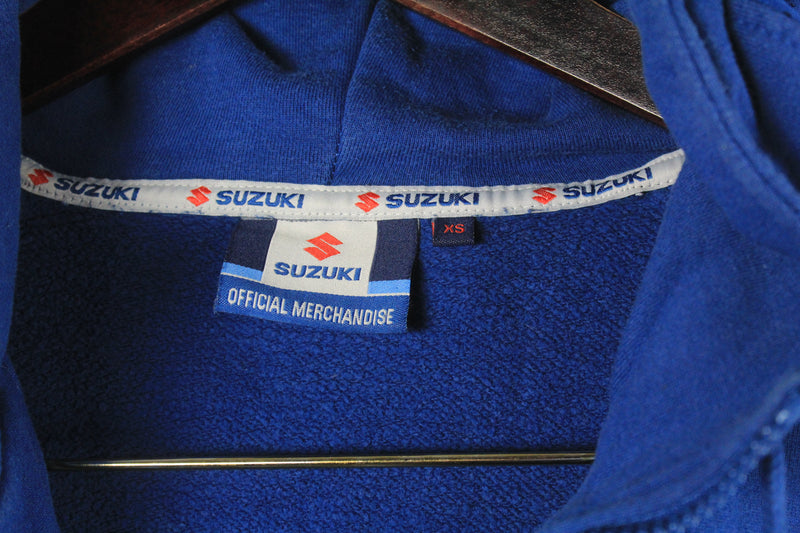 Vintage Suzuki Hoodie Full Zip Small
