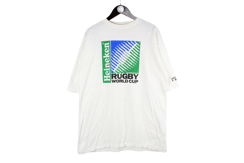 Vintage Rugby World Cup 1995 Heineken T-Shirt XLarge