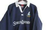 Vintage Square Sail Pacific Soren Larsen Canterbury Rugby Shirt Large