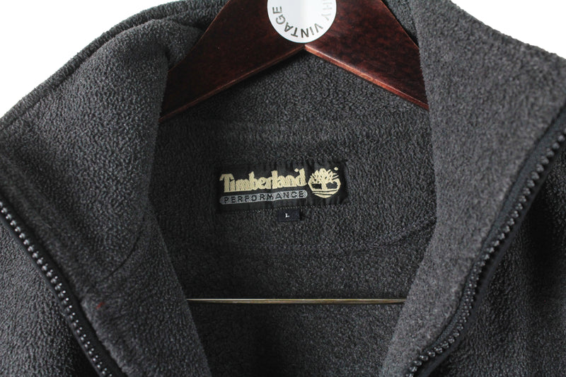 Vintage Timberland Fleece Full Zip Women's Large