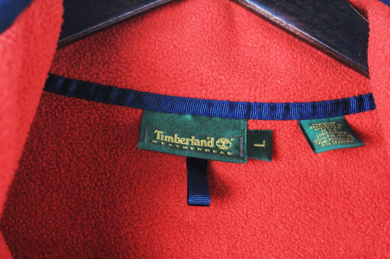 Vintage Timberland Fleece Full Zip Large