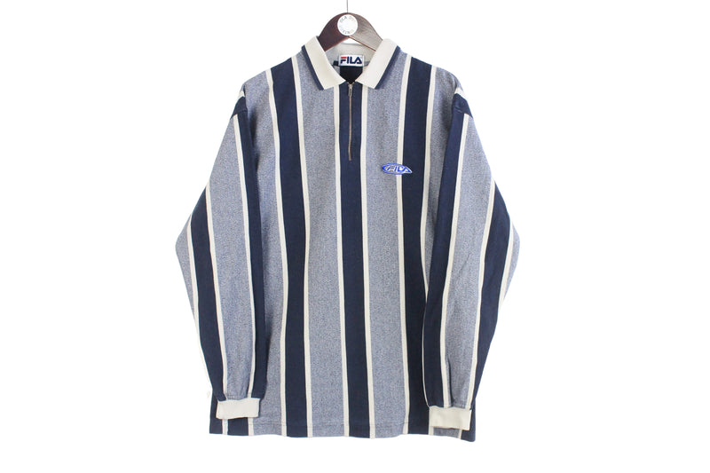 Vintage Fila Sweatshirt 1/4 Zip Medium
