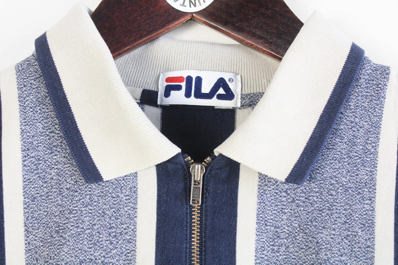 Vintage Fila Sweatshirt 1/4 Zip Medium