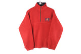 Vintage San Francisco Fleece 1/4 Zip Small red small logo 90s USA style sweater ski jumper