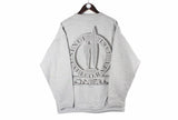 Vintage O’Neill Sweatshirt Medium gray 90s retro crewneck big logo jumper sport style pullover