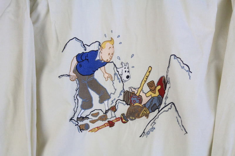 Vintage Tintin Shirt Women's Large