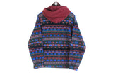 Vintage Fila Fleece Hoodie 1/4 Zip Medium / Large