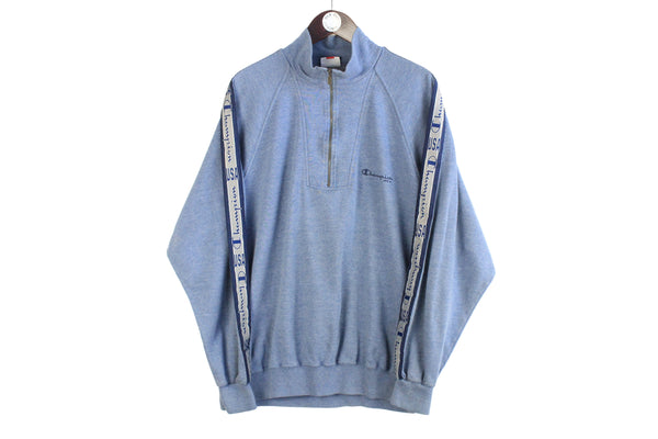 Vintage Champion Sweatshirt 1/4 Zip Large