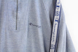 Vintage Champion Sweatshirt 1/4 Zip Large
