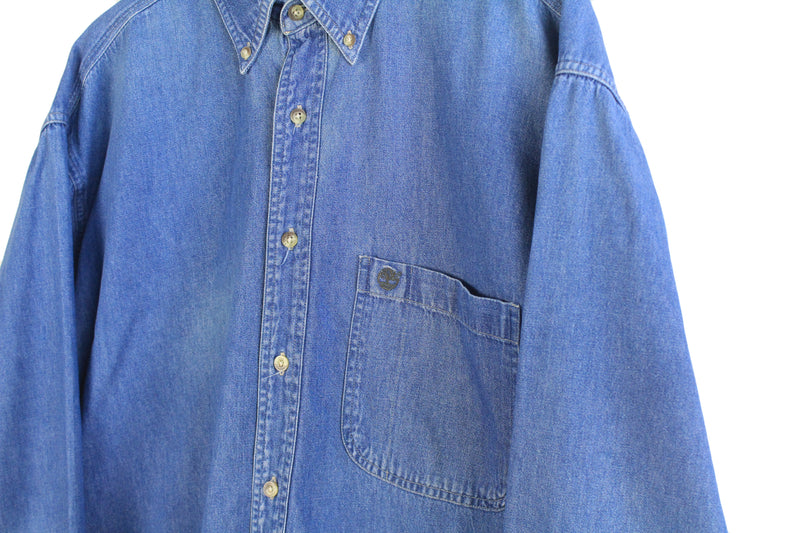 Vintage Timberland Denim Shirt XLarge