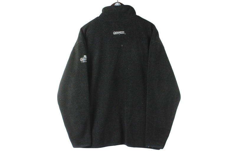 Vintage Guinness Fleece 1/4 Zip Large