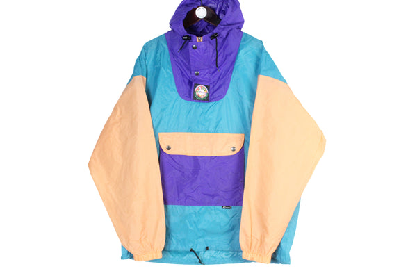 Vintage K-Way Anorak Jacket XLarge – dla dushy