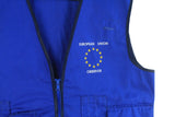 Vintage European Union Observer Vest Medium