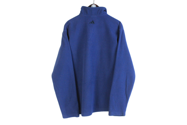Vintage Adidas Fleece 1/4 Zip Large