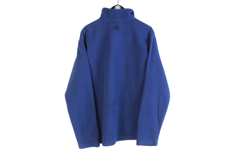 Vintage Adidas Fleece 1/4 Zip Large