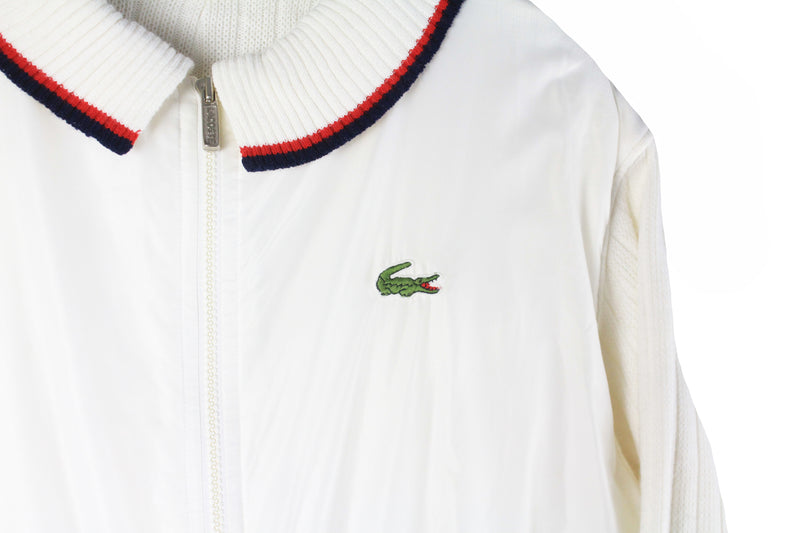 Vintage Lacoste Sweater Full Zip Large