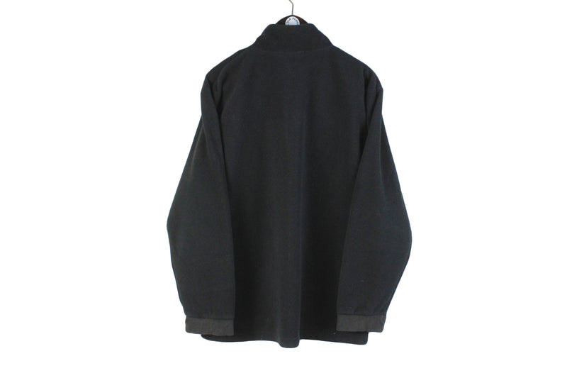 Vintage Guinness Fleece Half Zip Large