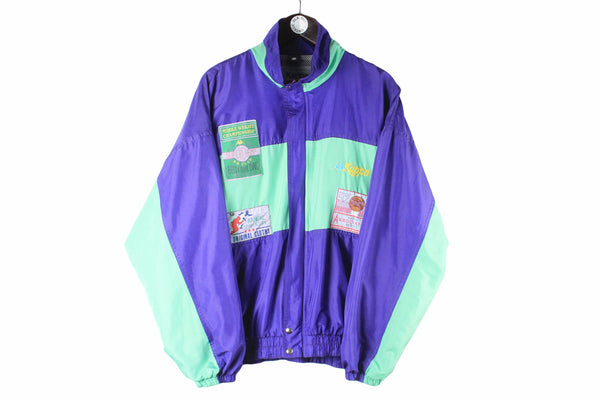 Vintage Kappa Tracksuit Medium jacket and pants 90s retro sport style windbreaker track suit USA style