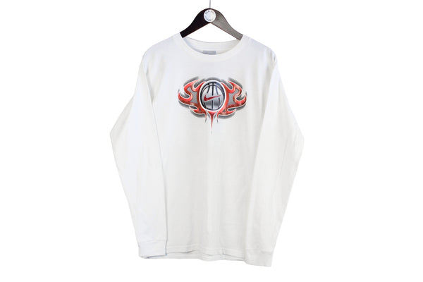 Vintage Nike Sonic Hoops Long Sleeve T-Shirt Medium